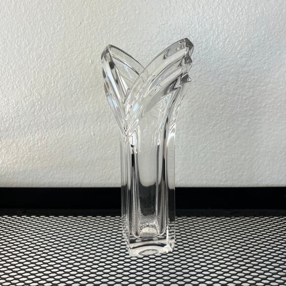 Vintage Mikasa Lead Crystal Deco Bud Vase - Picture 4 of 6